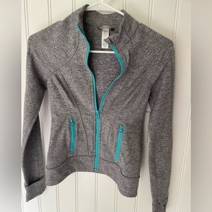 Ivivva by Lululemon Perfect Your Practice Grey Zip Jacket